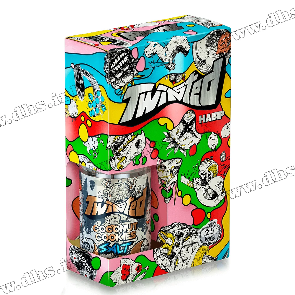 Набір для самозамісу Twisted Salt 30 мл (25 мг) - Coconut Cookies (Кокосове Печиво)